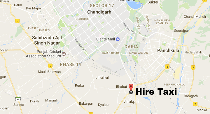 chandigarh taxi service